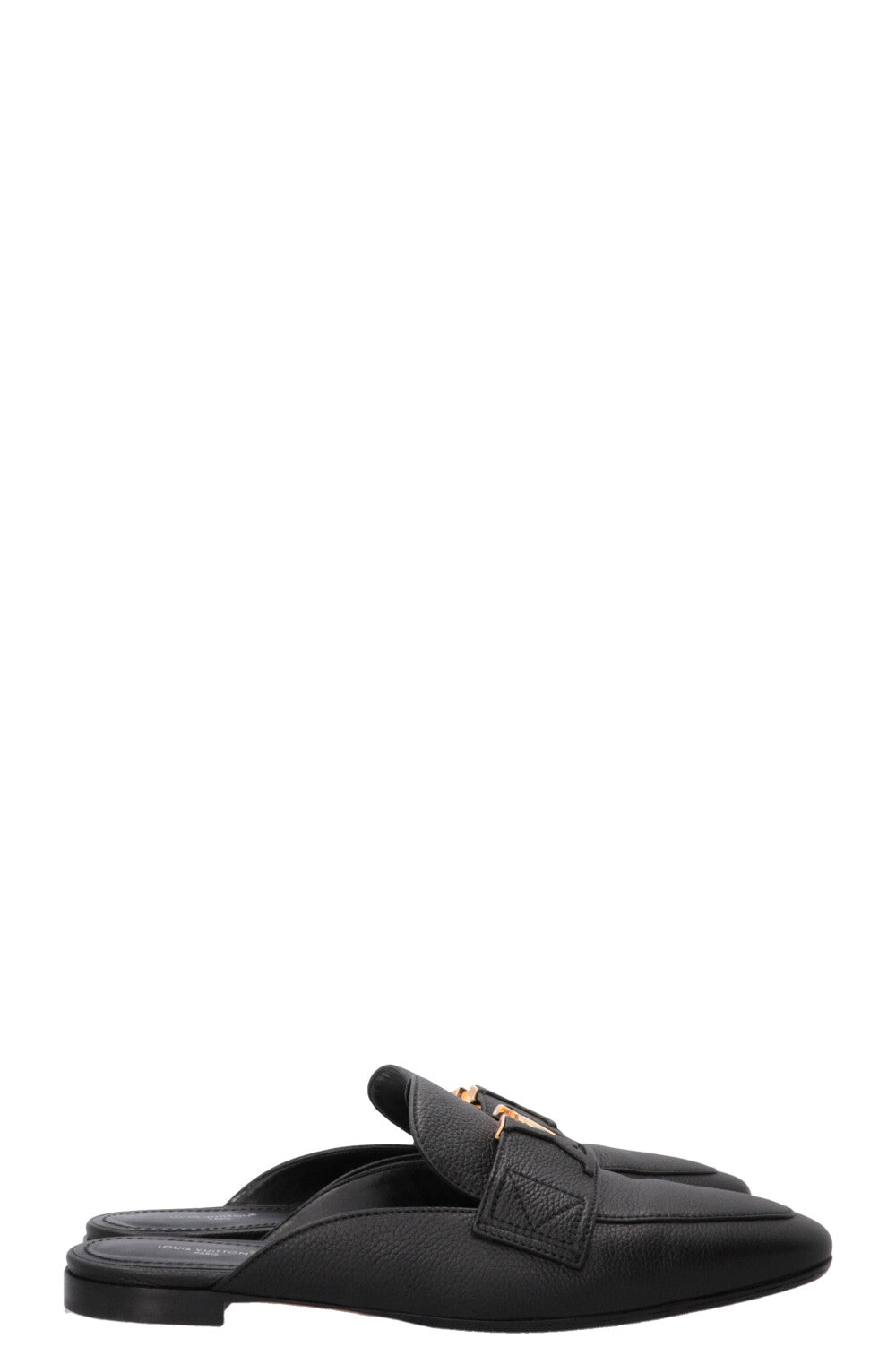 LOUIS VUITTON Mare Loafers Leather Black
