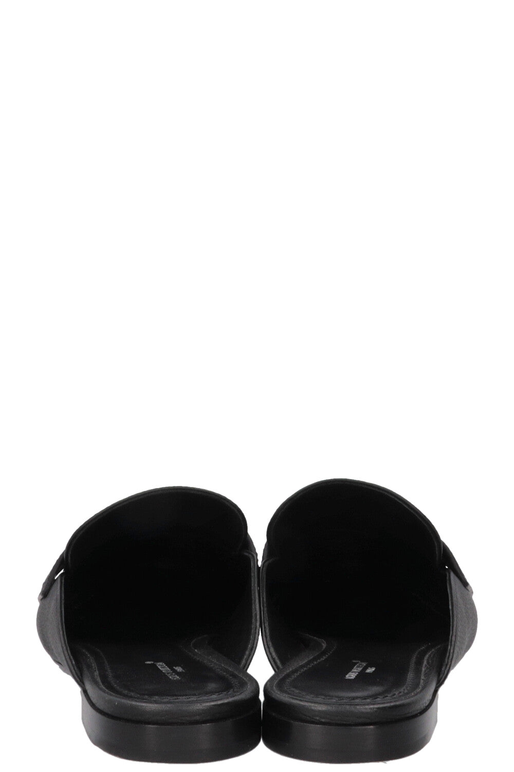 LOUIS VUITTON Mare Loafers Leather Black