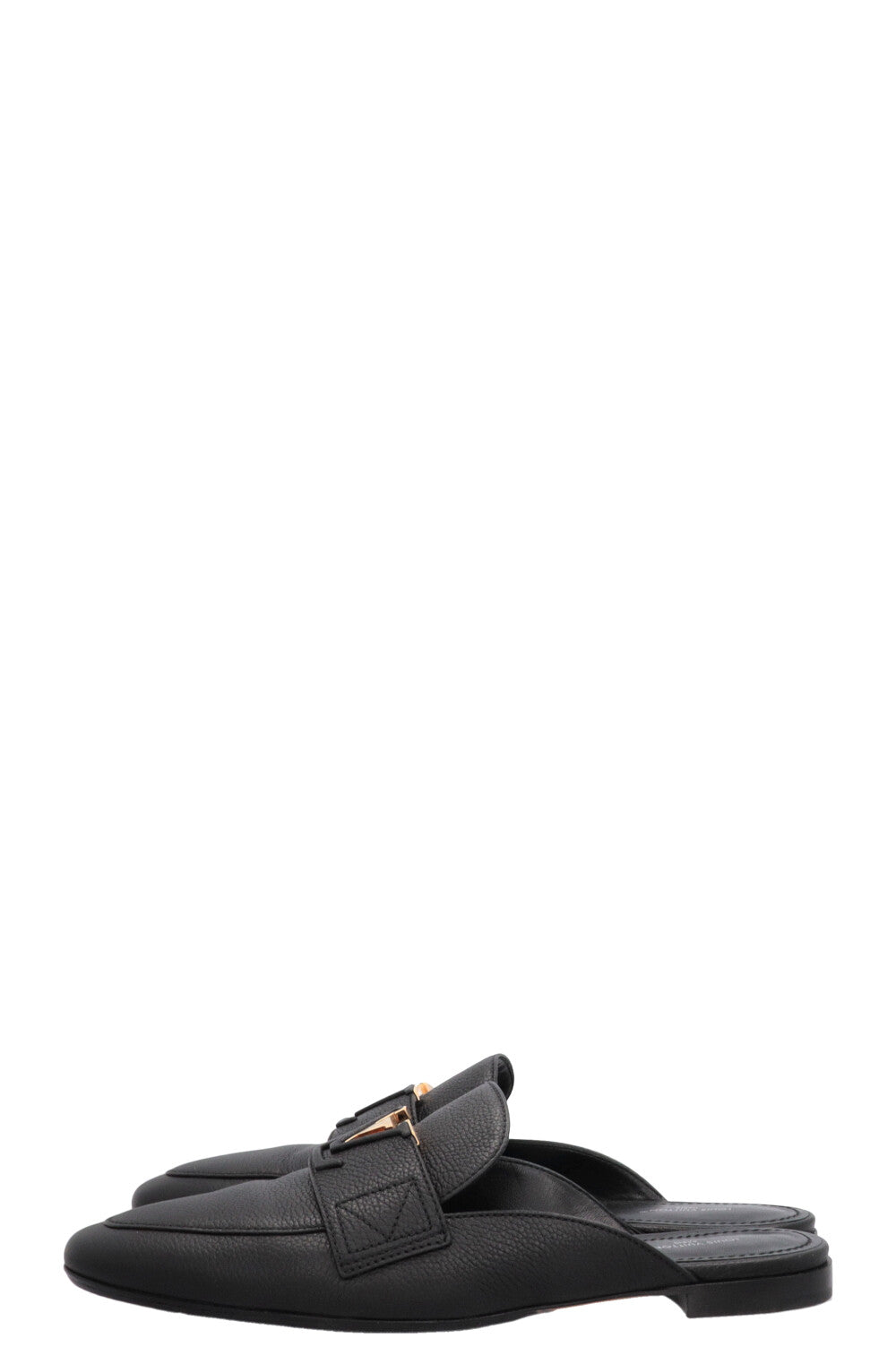 LOUIS VUITTON Mare Loafers Leather Black