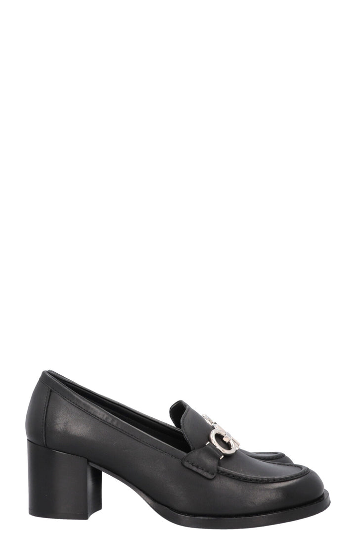 SALVATORE FERRAGAMO Gancini Heels Black