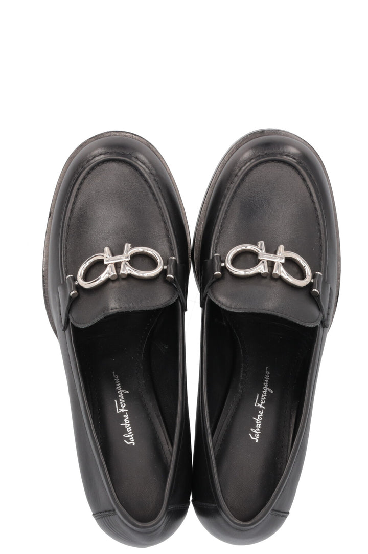 SALVATORE FERRAGAMO Gancini Heels Black