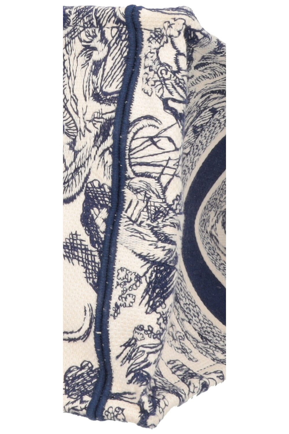 CHRISTIAN DIOR Medium Book Tote Toile De Jouy Blue