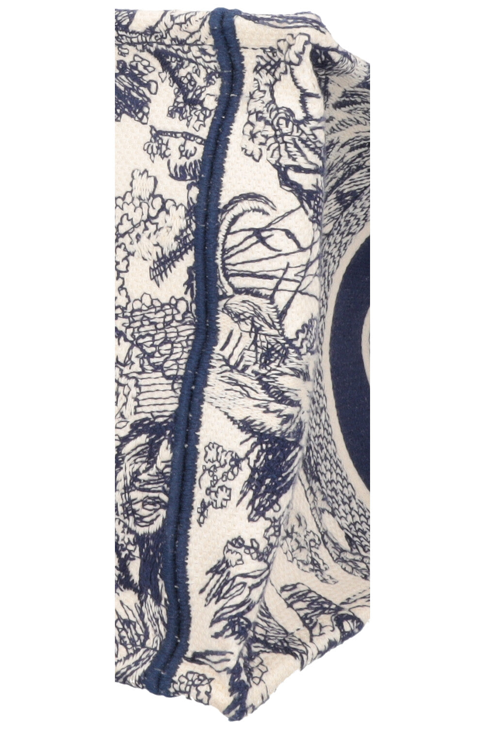 CHRISTIAN DIOR Medium Book Tote Toile De Jouy Blue