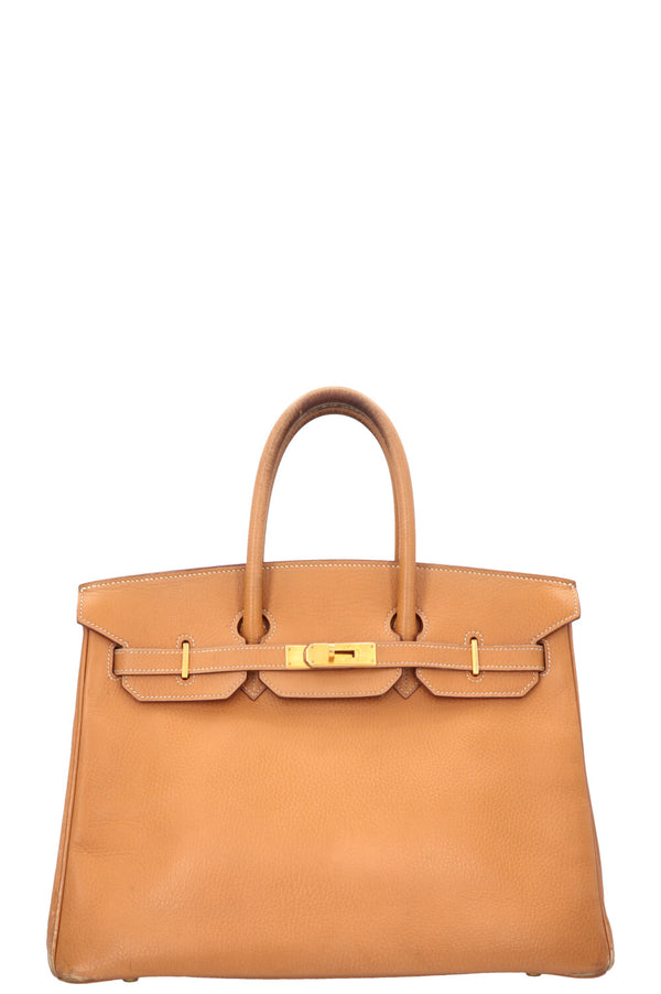HERMÈS Birkin 35 Vache Ardennes Sesame
