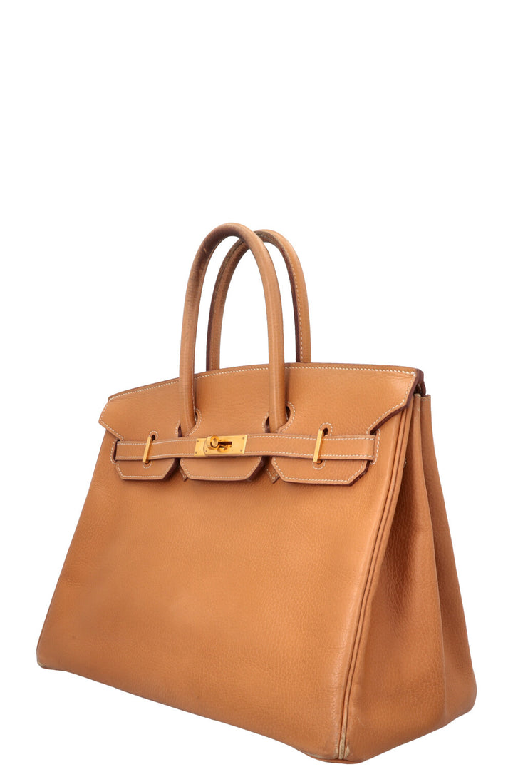 HERMÈS Birkin 35 Vache Ardenne Sesame