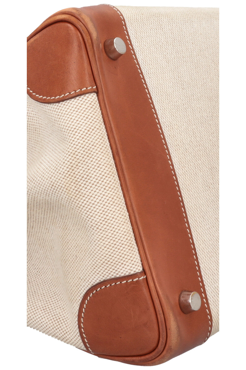 HERMÈS Toile Birkin 35 Veau Barenia Canvas
