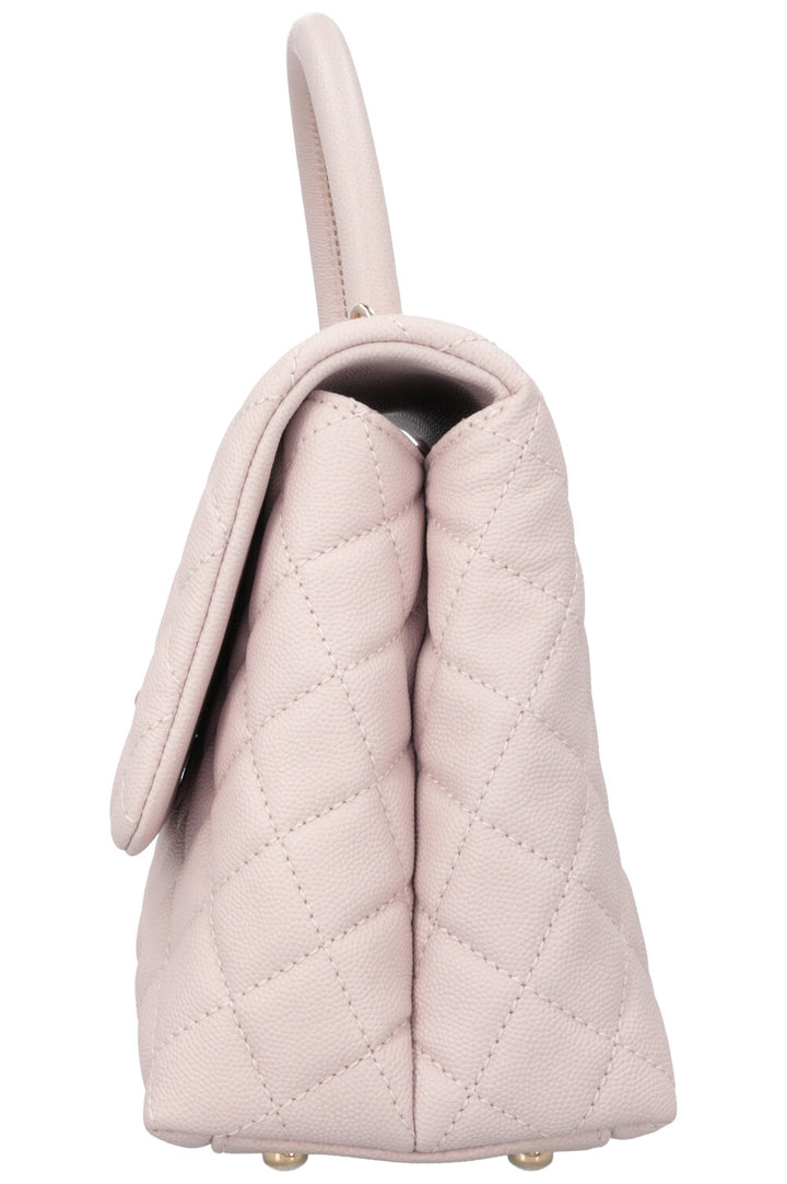 CHANEL Coco Handle Bag Caviar Lilac