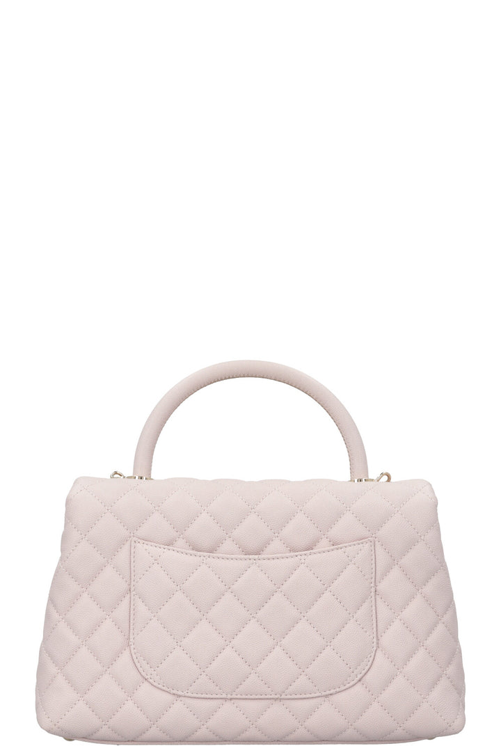 CHANEL Coco Handle Bag Caviar Lilac