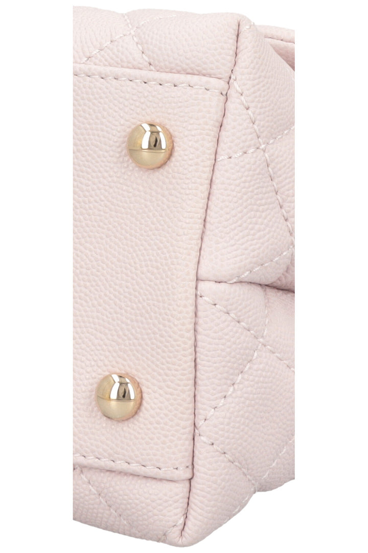CHANEL Coco Handle Bag Caviar Lilac