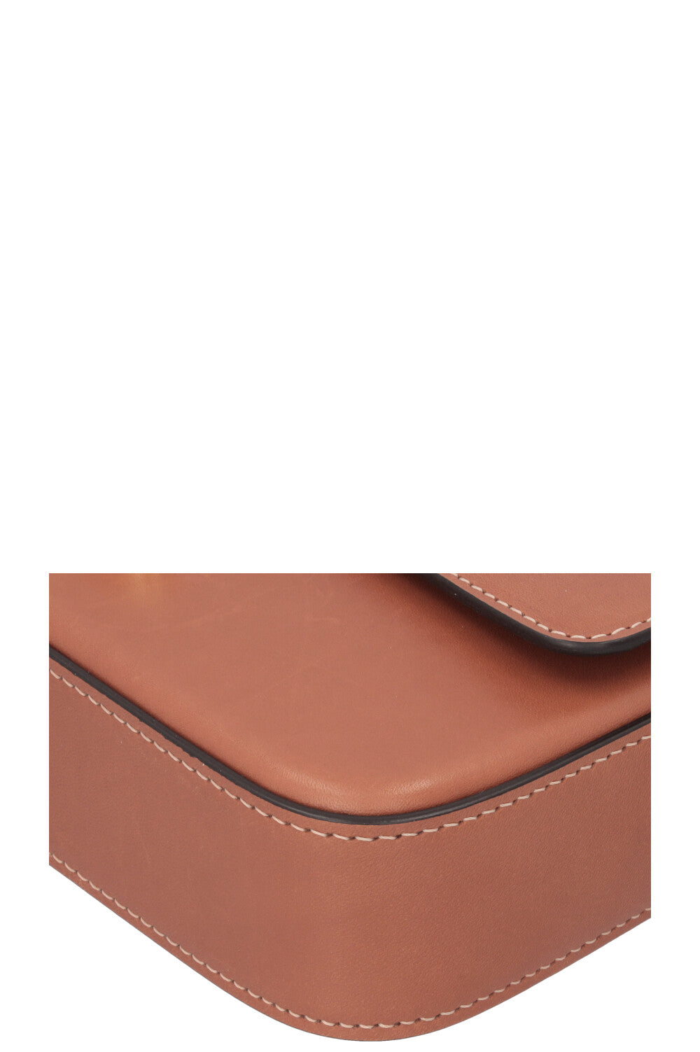 CELINE Claude Shoulder Bag Natural Leather Tan