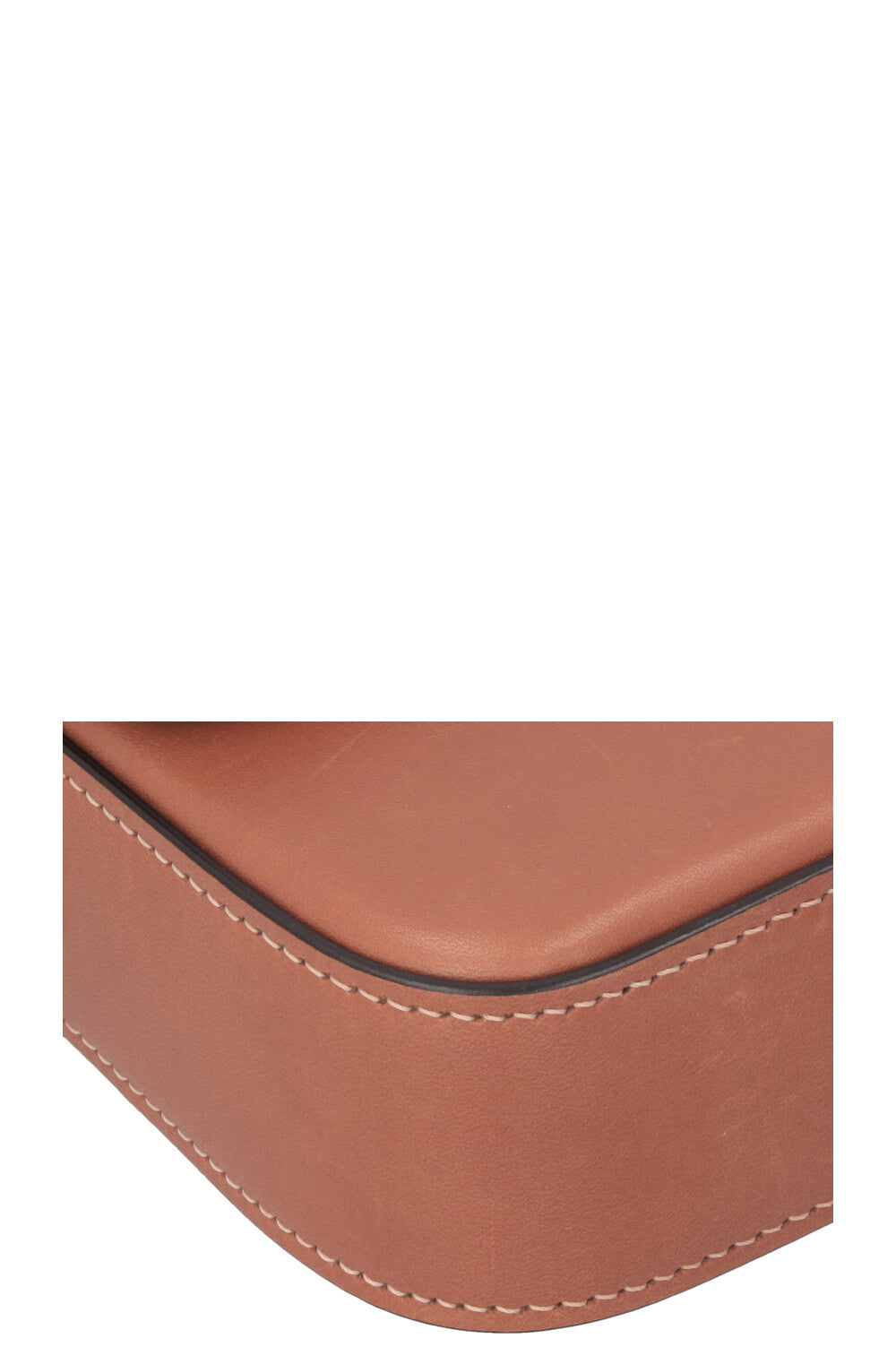 CELINE Claude Shoulder Bag Natural Leather Tan