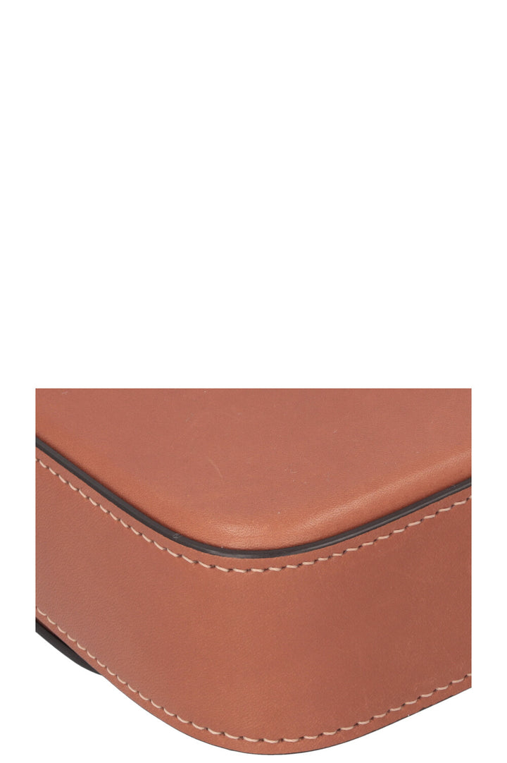 CELINE Claude Shoulder Bag Natural Leather Tan