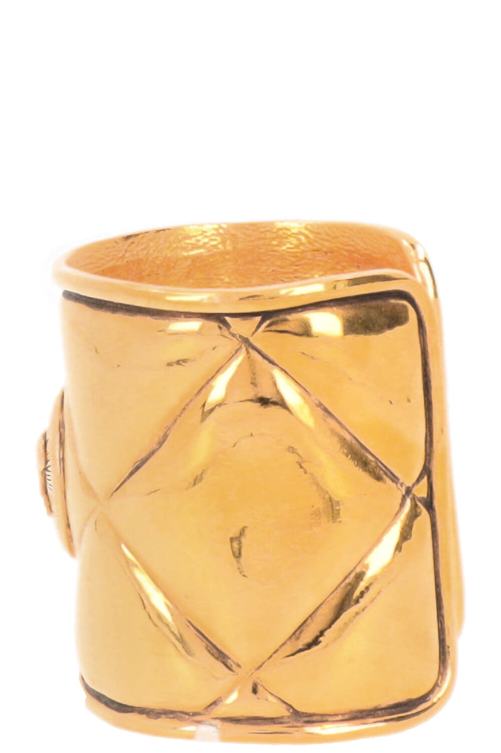 CHANEL CC Vintage Cuff Gold
