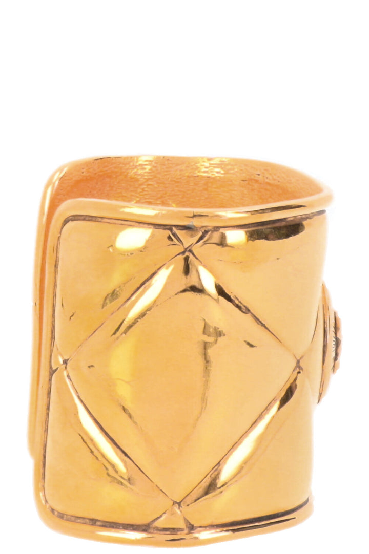 CHANEL CC Vintage Cuff Gold