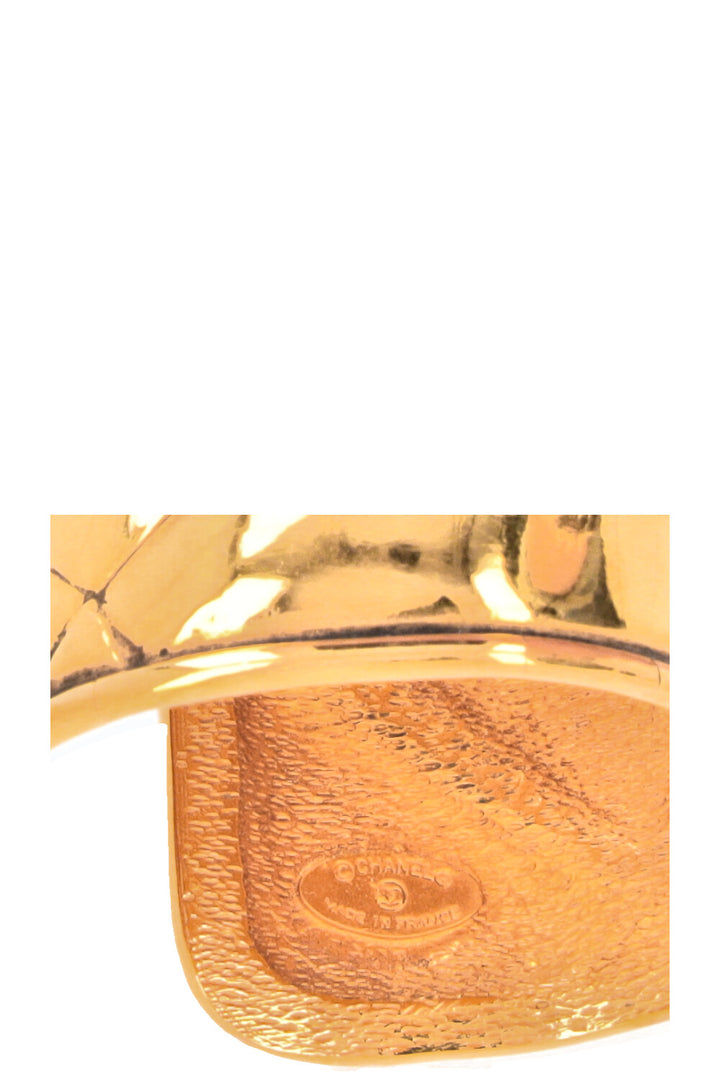 CHANEL CC Vintage Cuff Gold