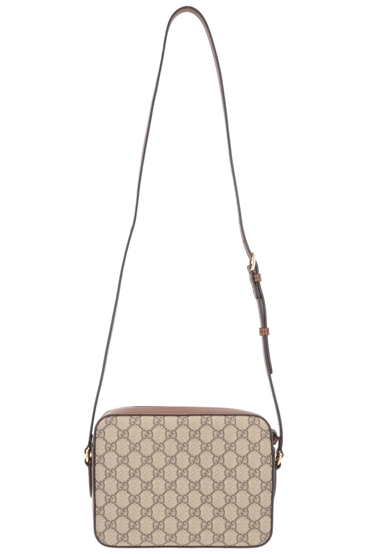 GUCCI Horsebit 1955 Small Shoulder Bag Supreme Canvas