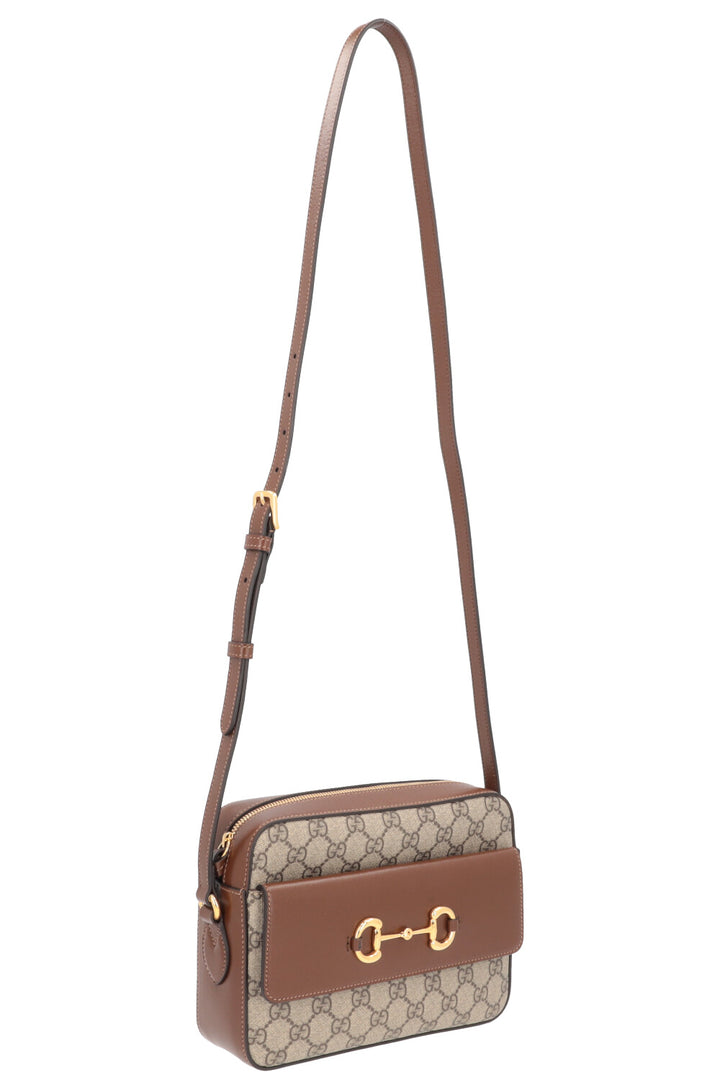 GUCCI Horsebit 1955 Small Shoulder Bag Supreme Canvas