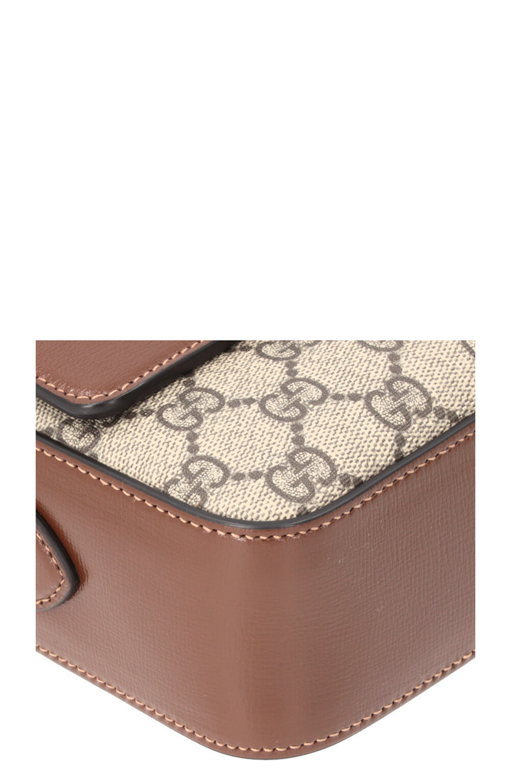 GUCCI Horsebit 1955 Small Shoulder Bag Supreme Canvas