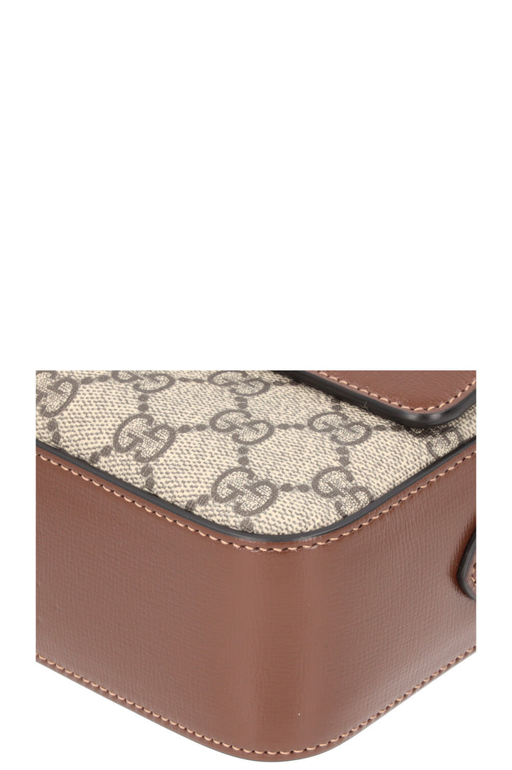 GUCCI Horsebit 1955 Small Shoulder Bag Supreme Canvas