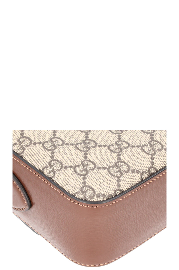 GUCCI Horsebit 1955 Small Shoulder Bag Supreme Canvas