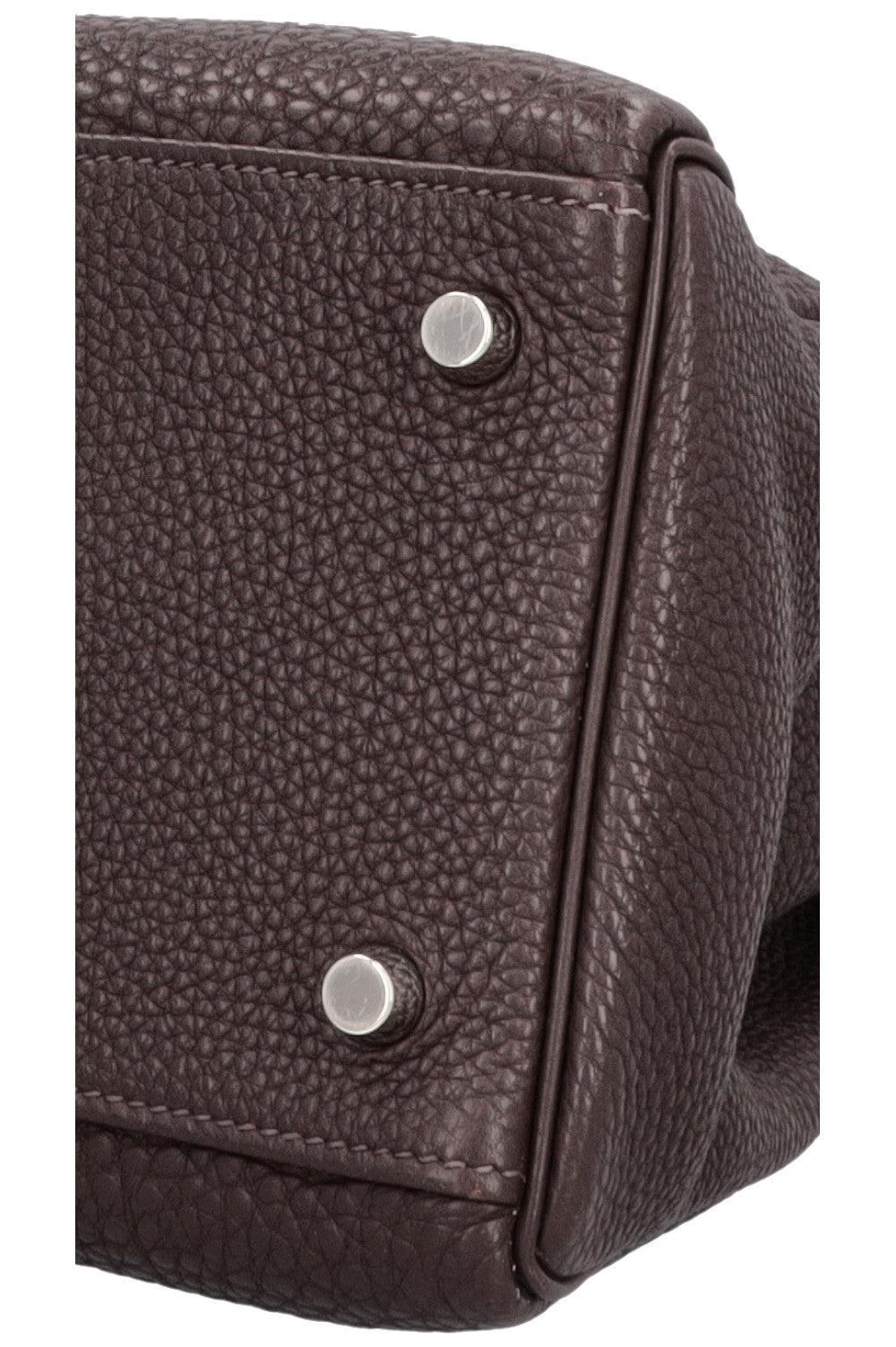 HERMÈS Kelly 32 Retourne Togo Chocolat