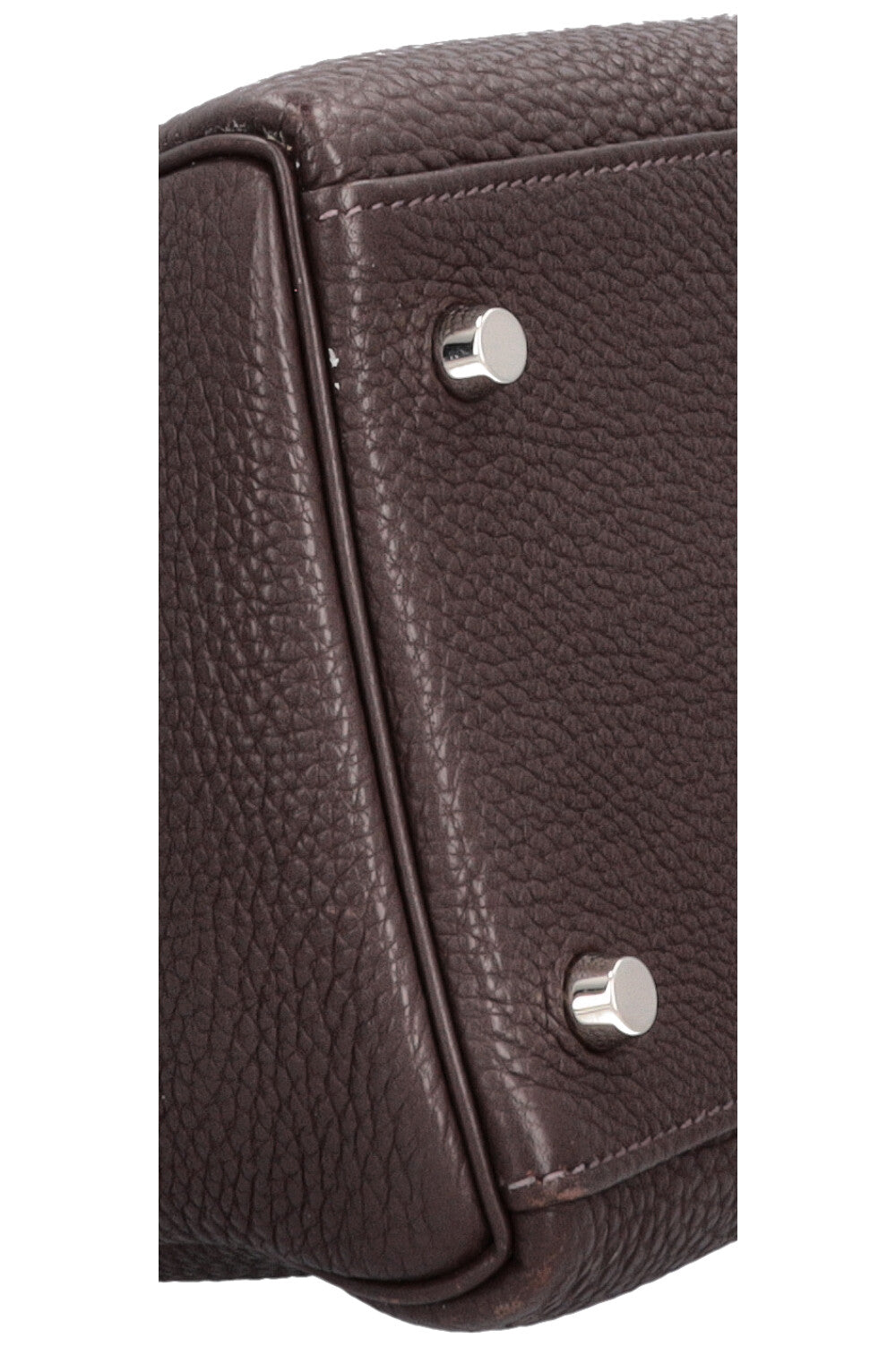 HERMÈS Kelly 32 Retourne Togo Chocolat