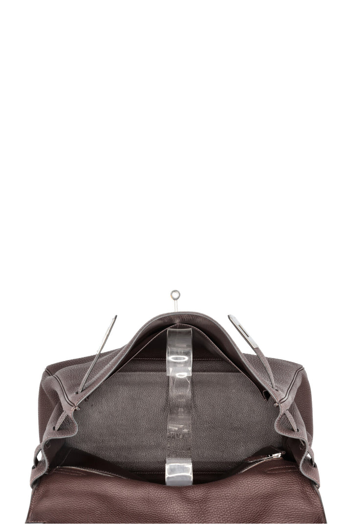 HERMÈS Kelly 32 Retourne Togo Chocolat