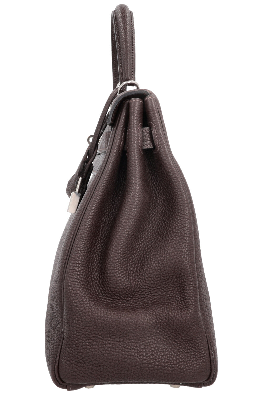 HERMÈS Kelly 32 Retourne Togo Chocolat