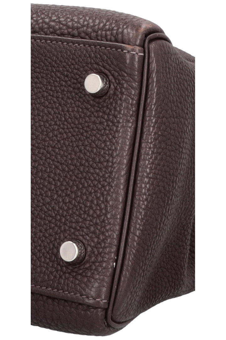 HERMÈS Kelly 32 Retourne Togo Chocolat