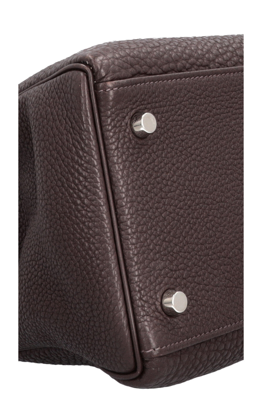 HERMÈS Kelly 32 Retourne Togo Chocolat