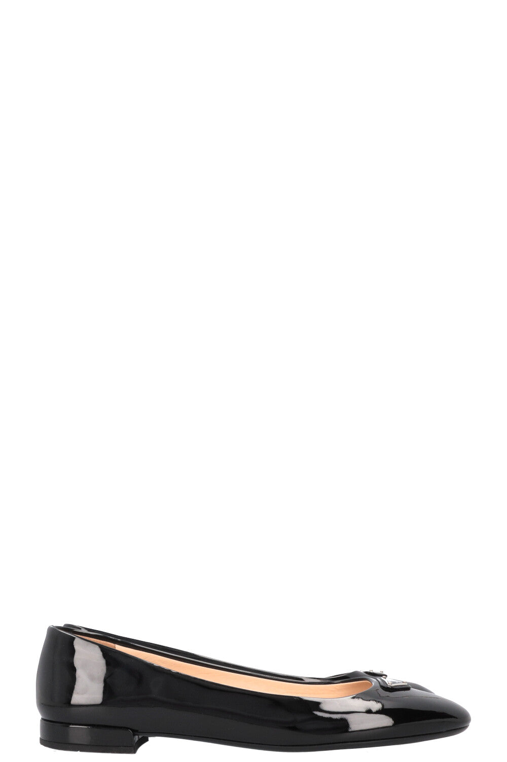 PRADA Ballet Flats Patent Black