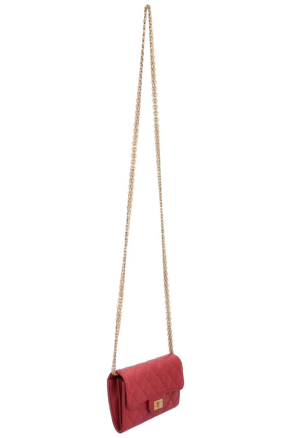 CHANEL 2.55 WOC Leather Red