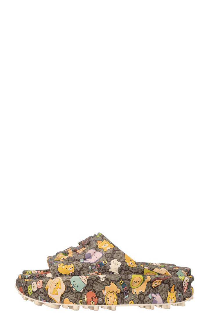 Gucci x Pikarar GG Animal Print Slide