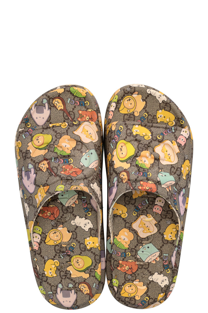 Gucci x Pikarar GG Animal Print Slide