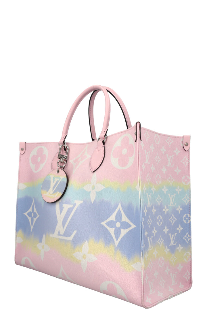 LOUIS VUITTON OnTheGo GM Escale Bubblegum Pink