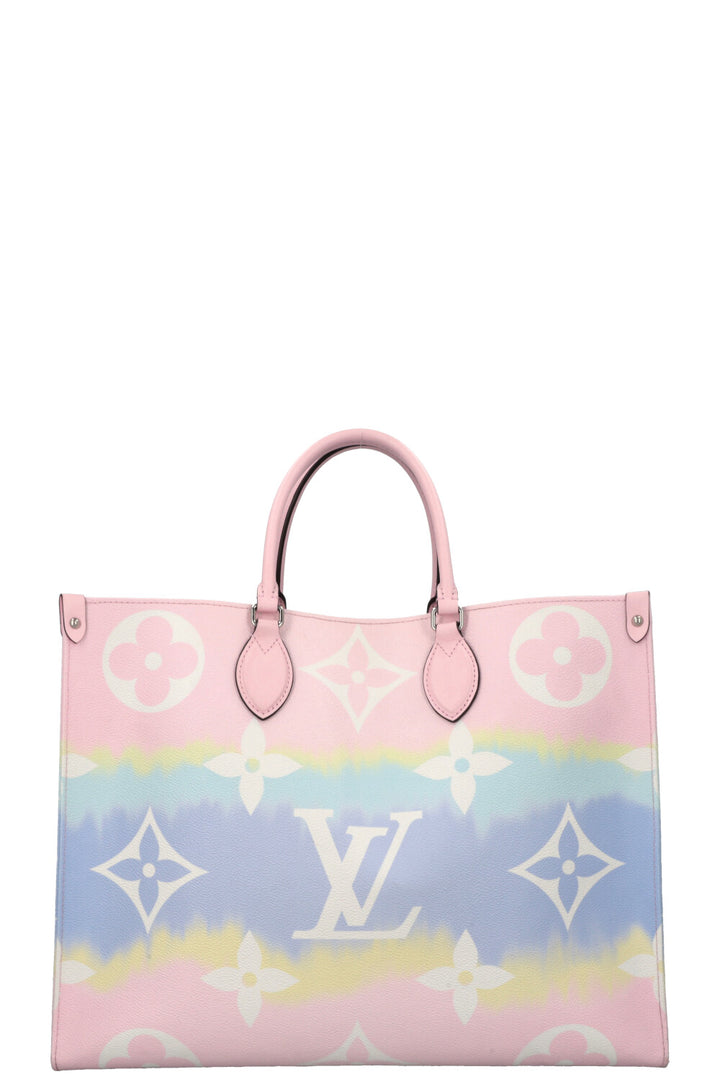 LOUIS VUITTON OnTheGo GM Escale Bubblegum Pink