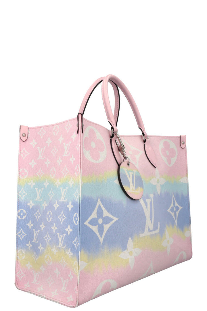 LOUIS VUITTON OnTheGo GM Escale Bubblegum Pink