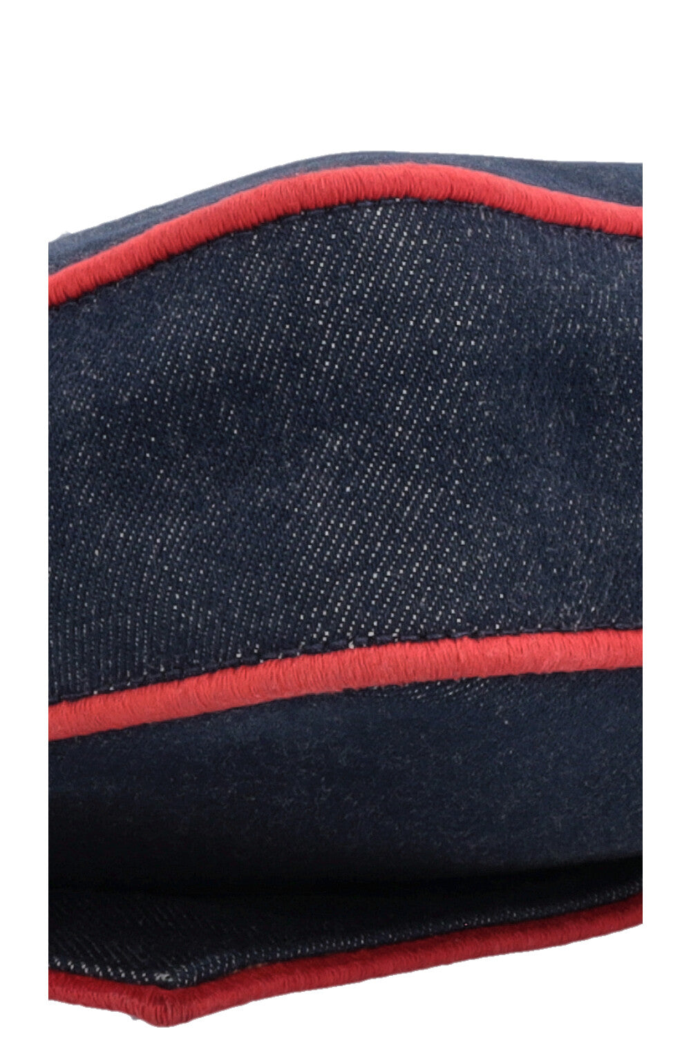 Grand sac bandoulière baguette FENDI Rouge denim