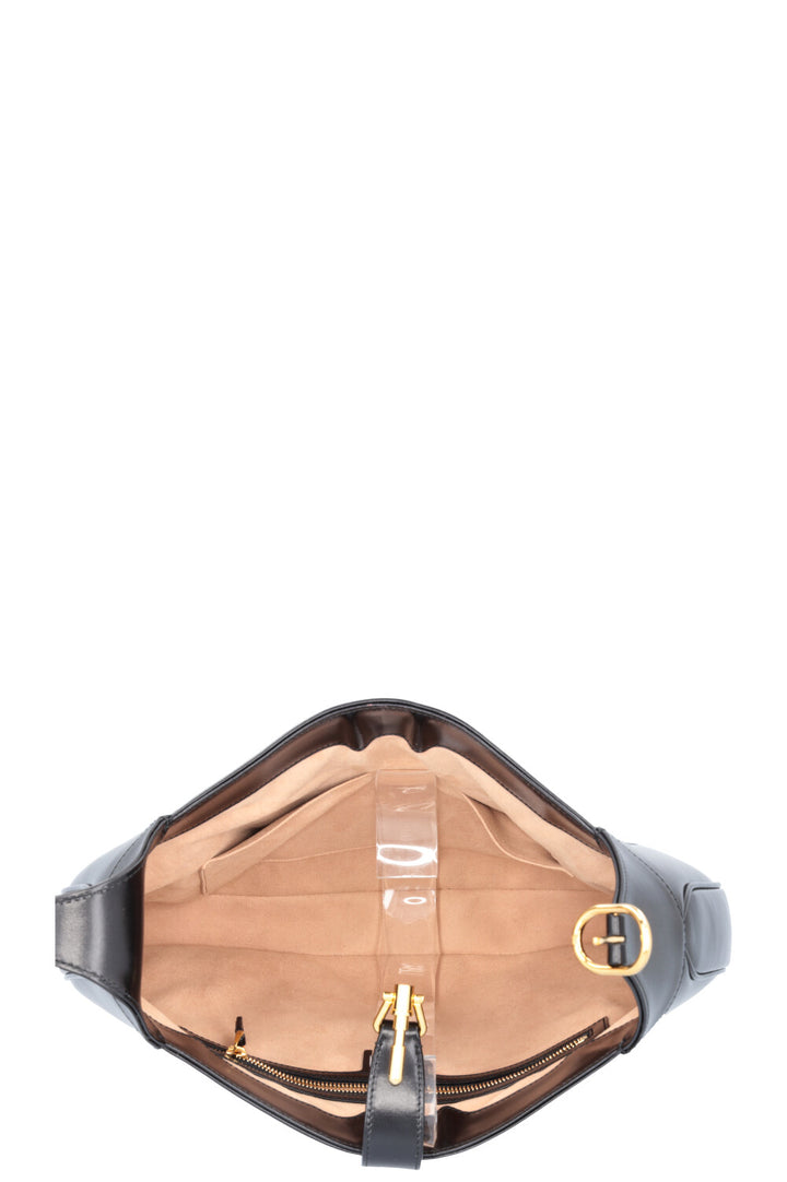 GUCCI Jackie Medium Cuir Noir