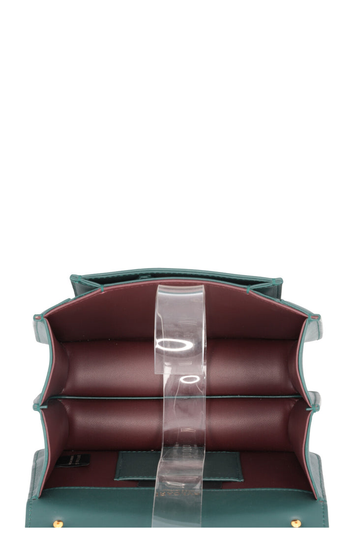 BVLGARI Serpenti Forever Maxi Chain Top Handle Bag Green