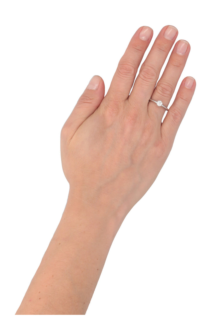 TIFFANY & CO. Solitaire Ring Platin Diamond