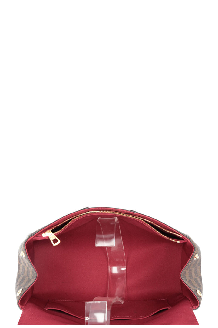 LOUIS VUITTON Bond Street MM Bag Damier Ebene Bordeaux