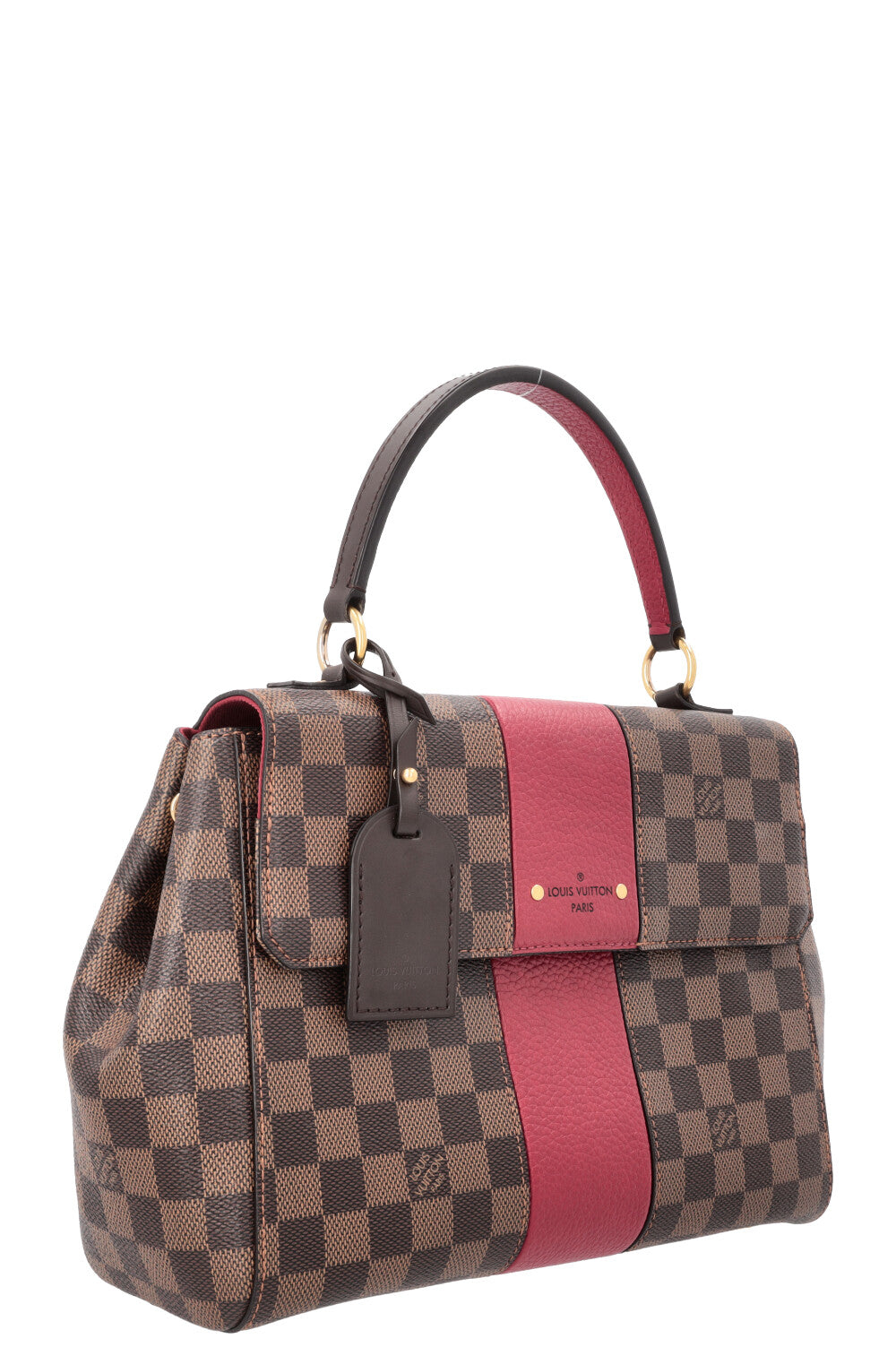 LOUIS VUITTON Bond Street MM Bag Damier Ebene Bordeaux