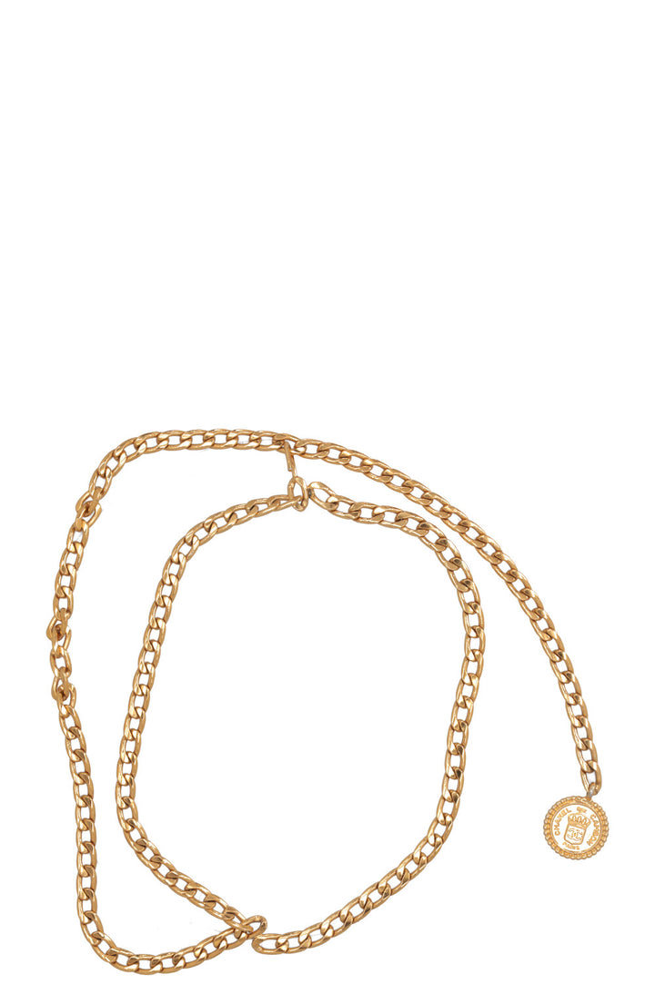 CHANEL Rue Cambon Chain Belt Gold