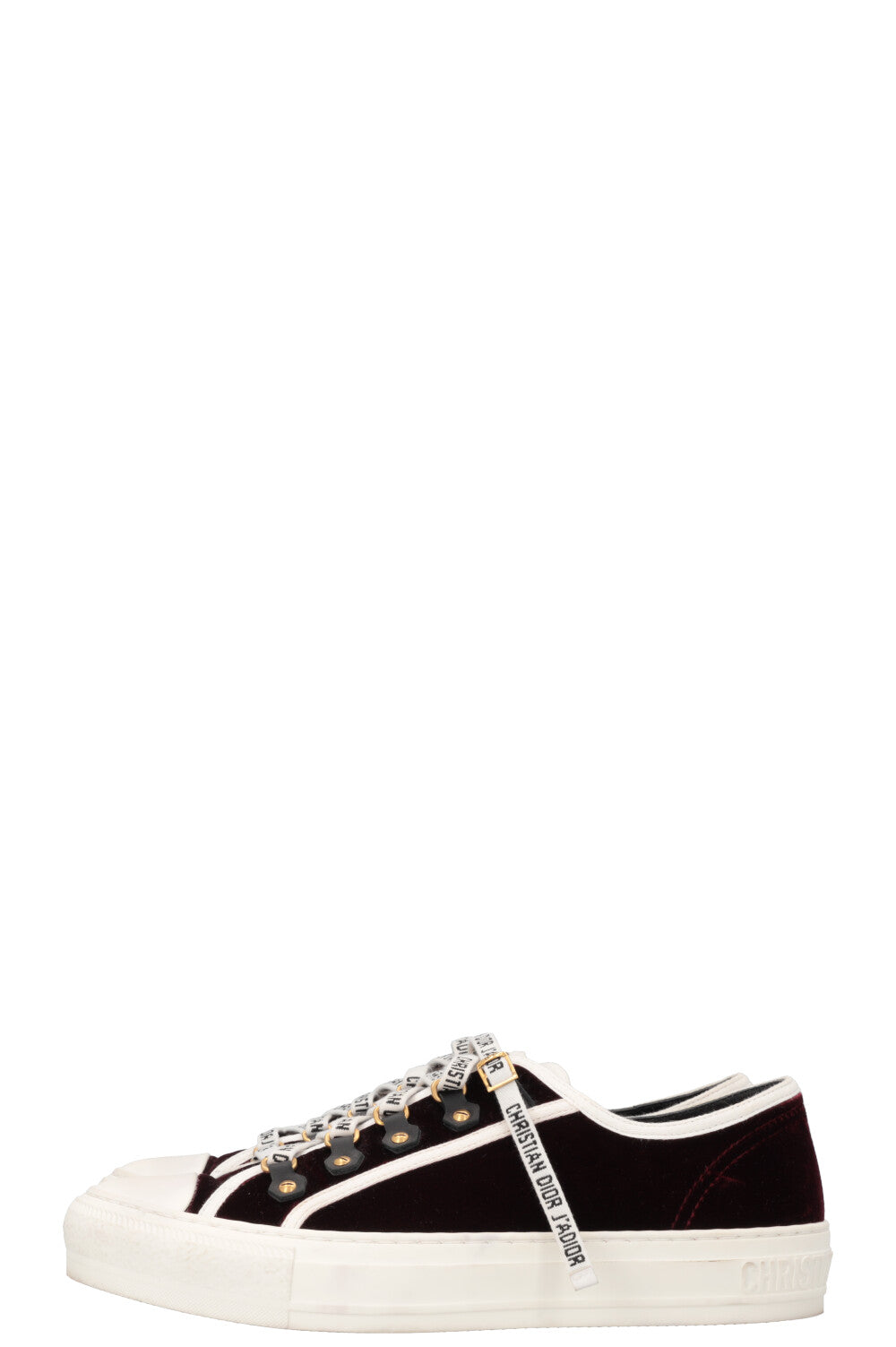 CHRISTIAN DIOR Walk`nDior Sneakers Red Velvet