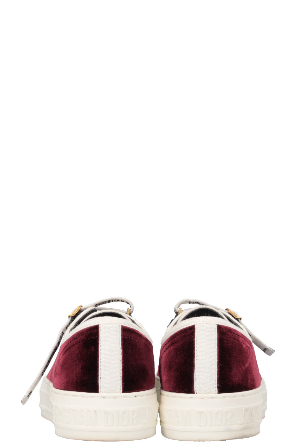 CHRISTIAN DIOR Walk`nDior Sneakers Red Velvet