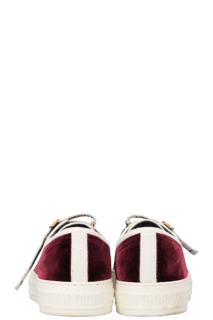 CHRISTIAN DIOR Walk`nDior Sneakers Red Velvet