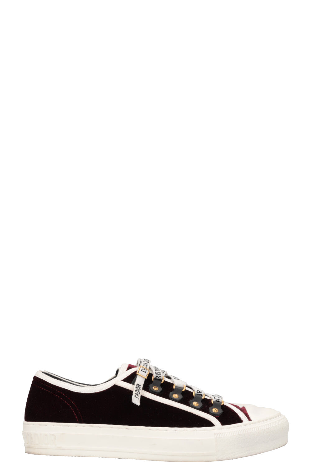 CHRISTIAN DIOR Walk`nDior Sneakers Red Velvet