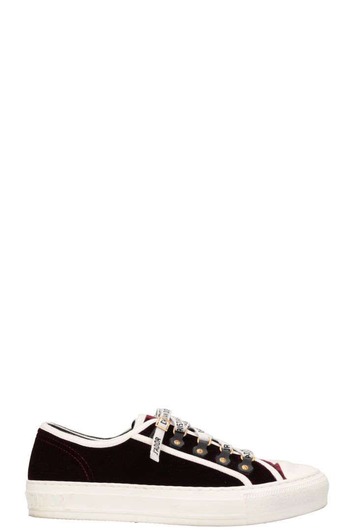 CHRISTIAN DIOR Walk`nDior Sneakers Red Velvet