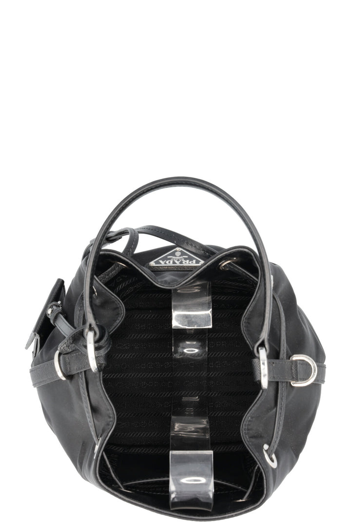 PRADA Bucket Bag Re-Nylon Black